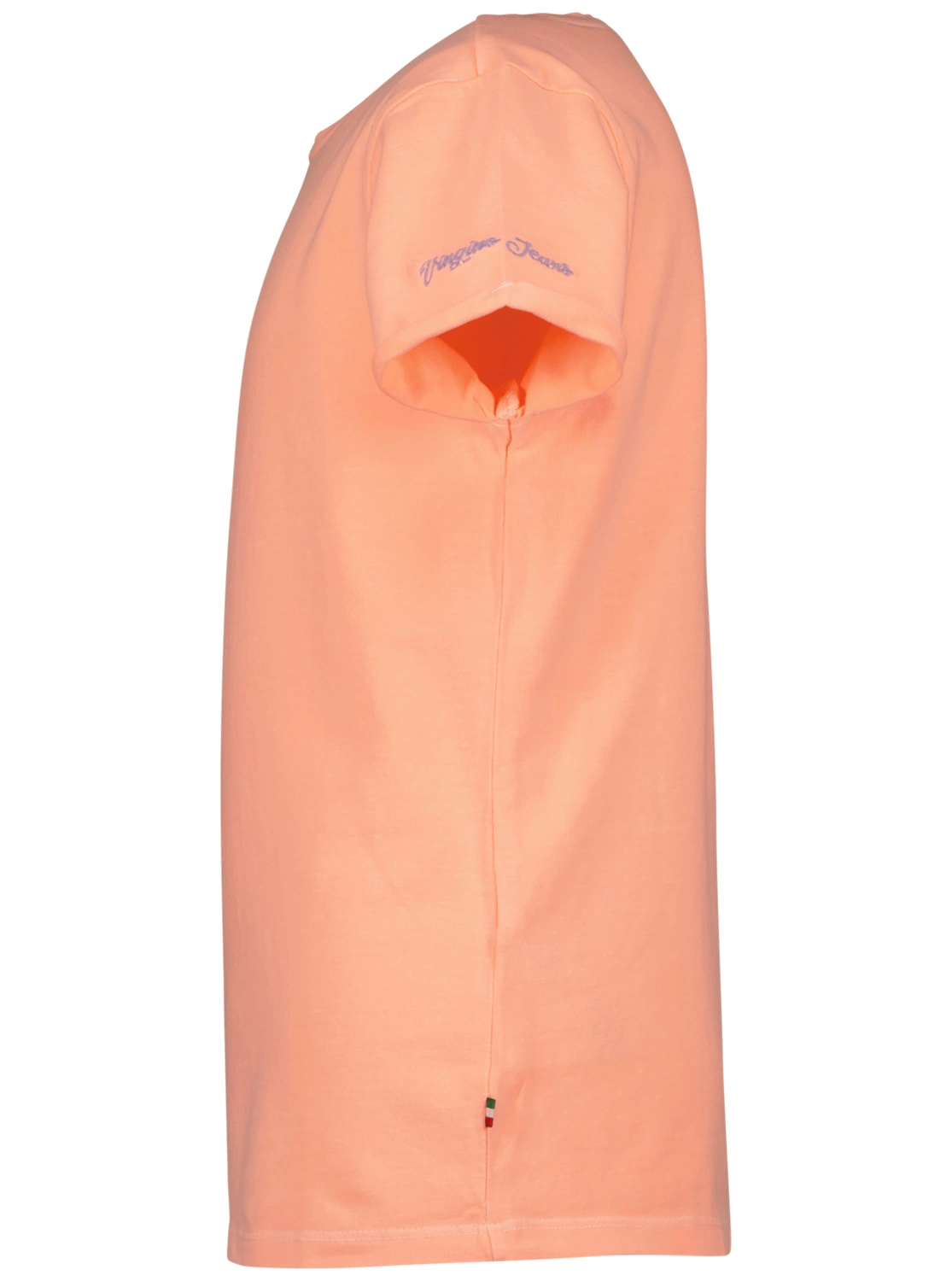 T-Shirt BASIC UNI in soft neon peach