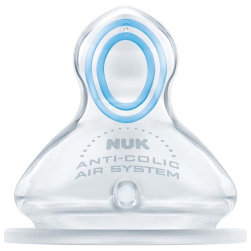Lot de 2 tétines silicone first choice + T1 - NUK