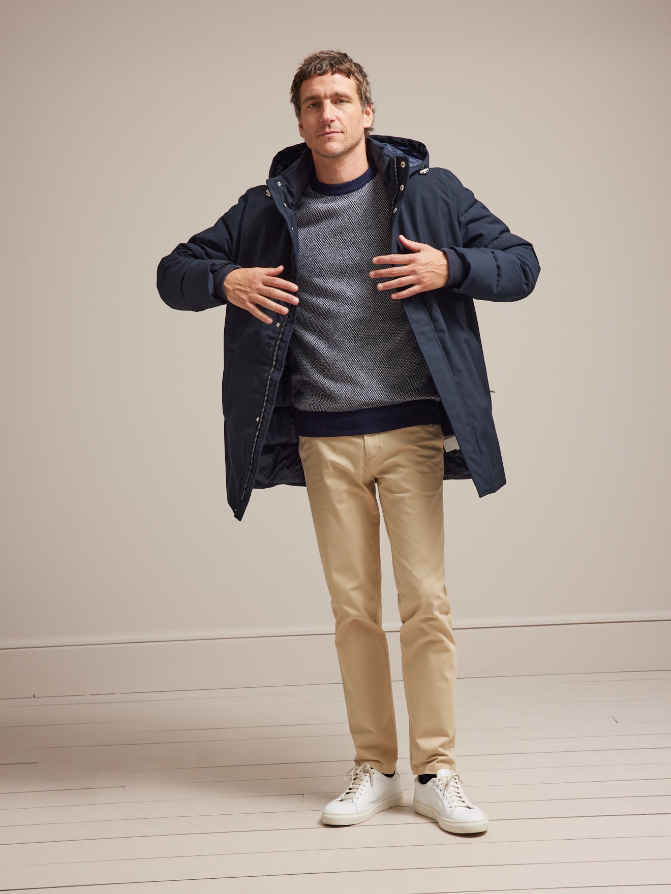 Parka intérieur matelassé homme