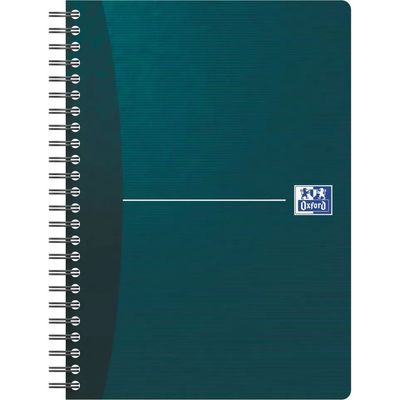 Oxford Office Essentials - Cahier à spirale A5 - 180 pages - ligné - disponible dans différentes couleurs