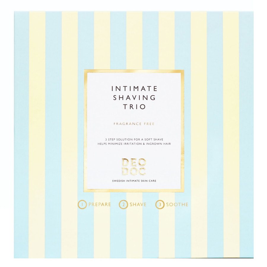 DeoDoc Intimate Shaving Trio Fragrance Free 3-In-1