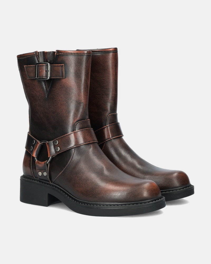 Claudia Ghizzani Bikerboots  - bruin