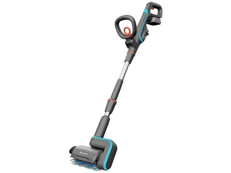 Gardena Batteridrevet overfladerenser AquaBrush Patio 03/18V, sæt