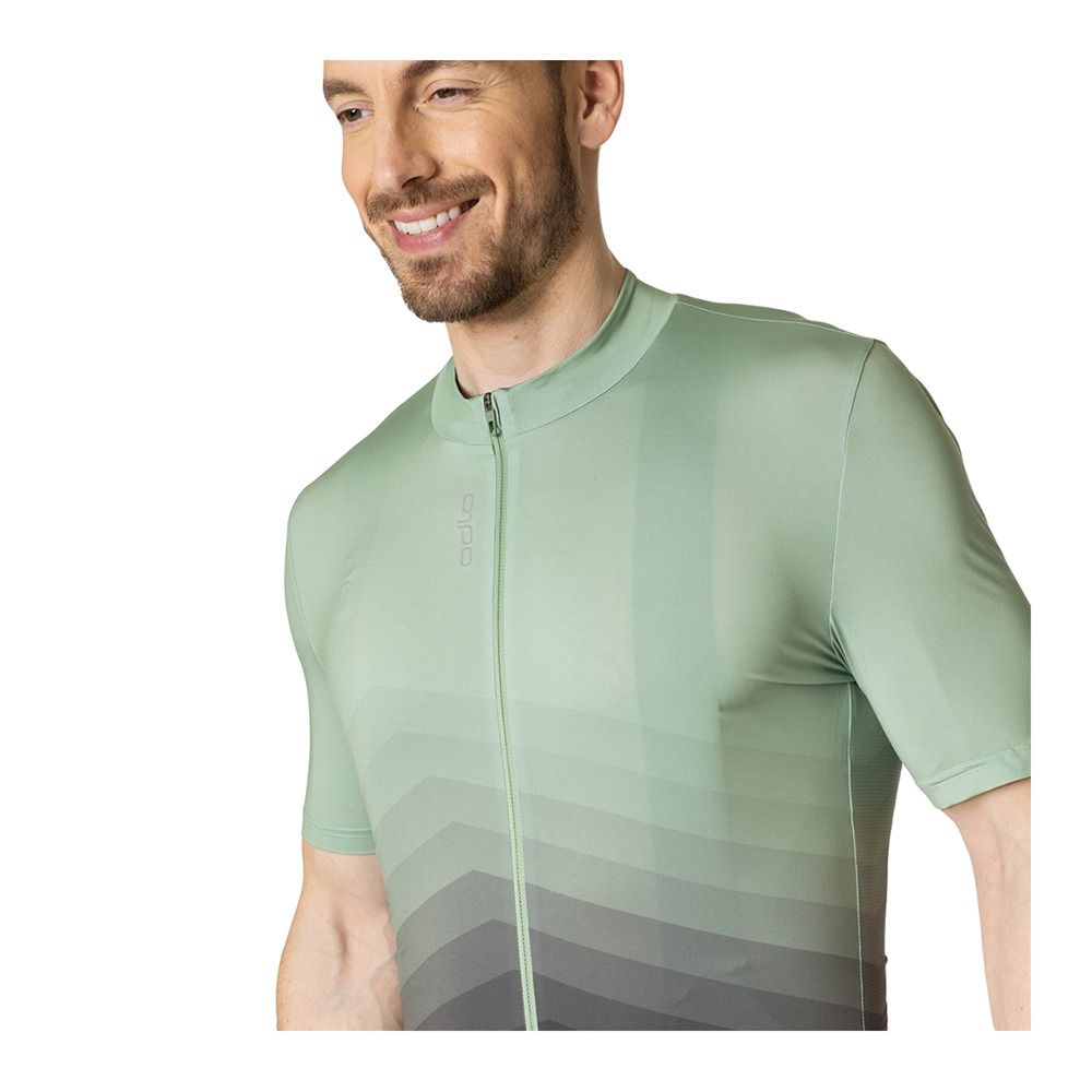 Odlo ZEROWEIGHT CHILL-TEC - Maillot Homme loden frost - black