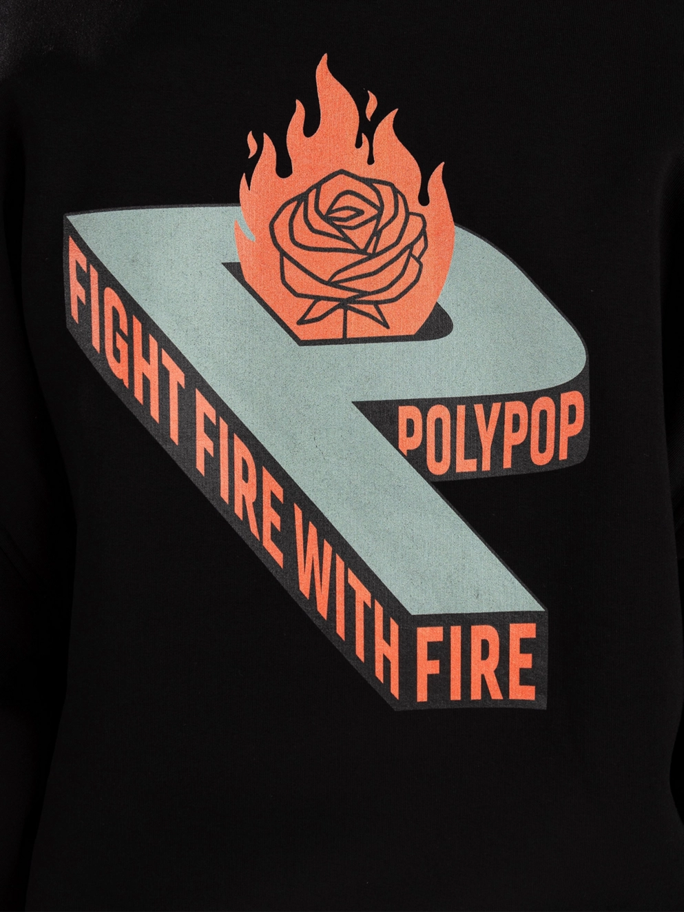 Polypop Big P Sweater black