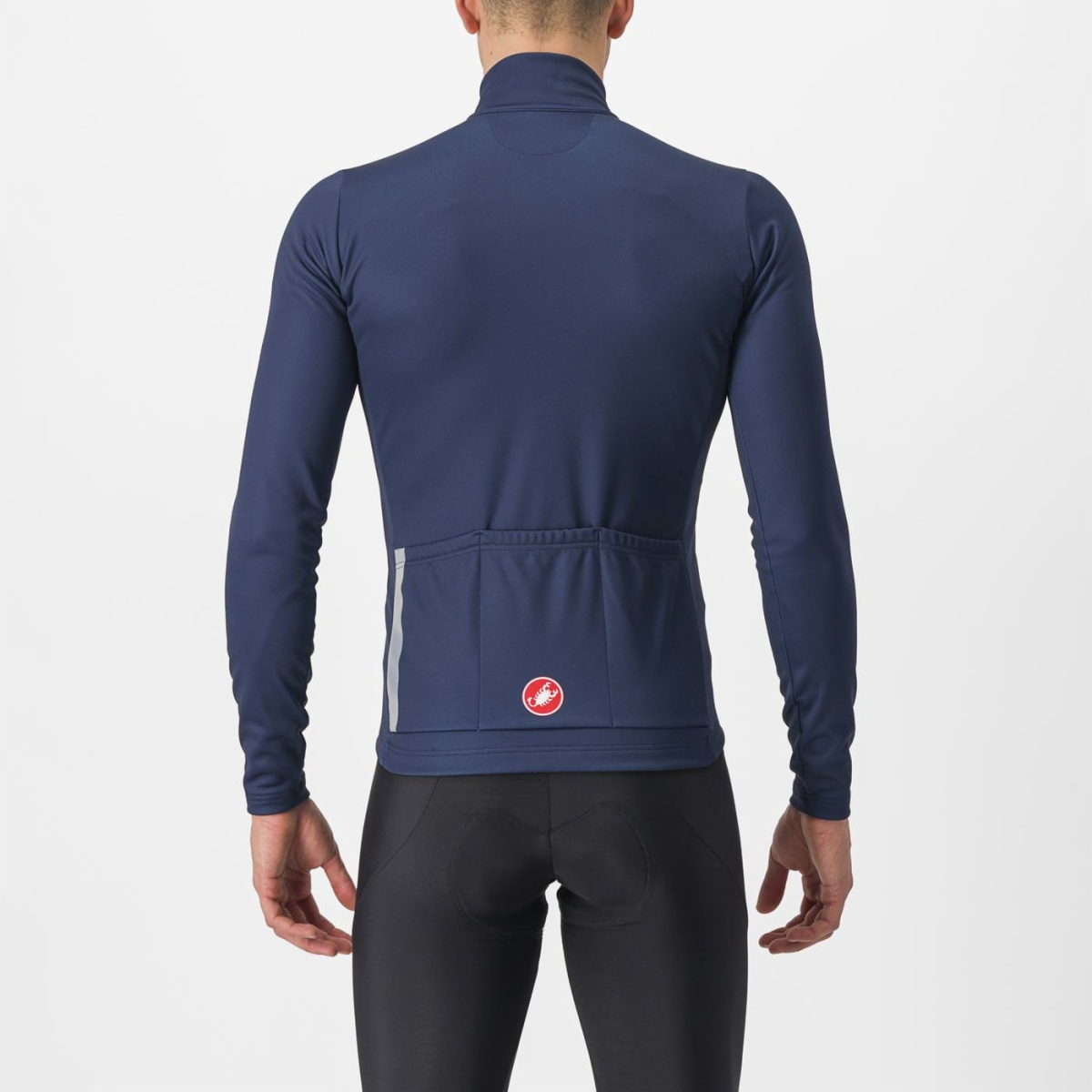 Castelli Entrata Thermal langærmet cykeltrøje Belgian Blue herre