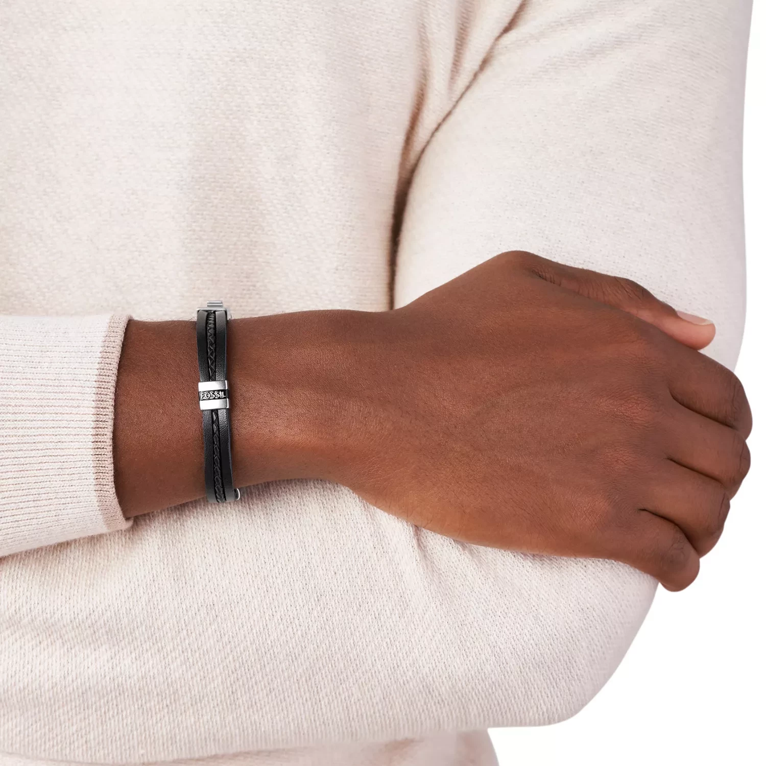 Fossil JF03686040 Armbånd Læder JF03686040