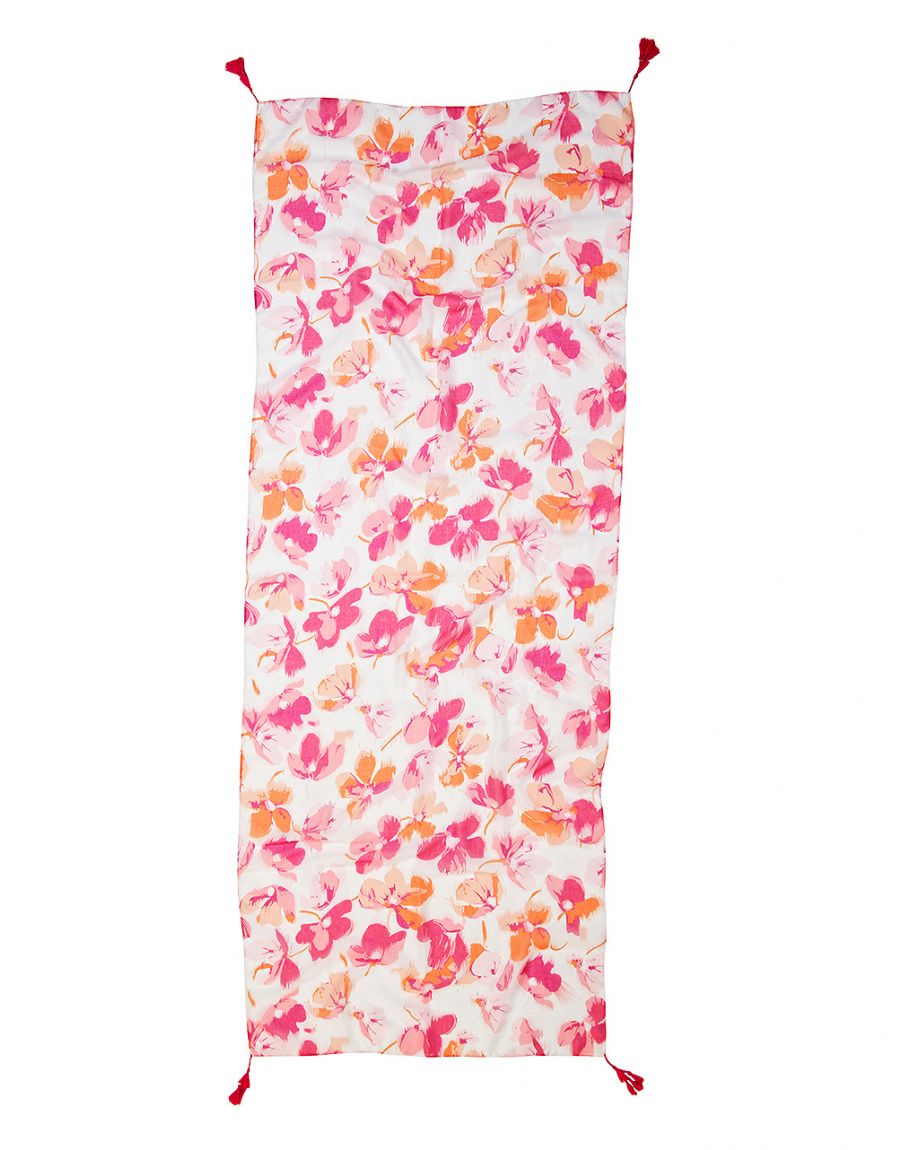 Foulard imprimé floral