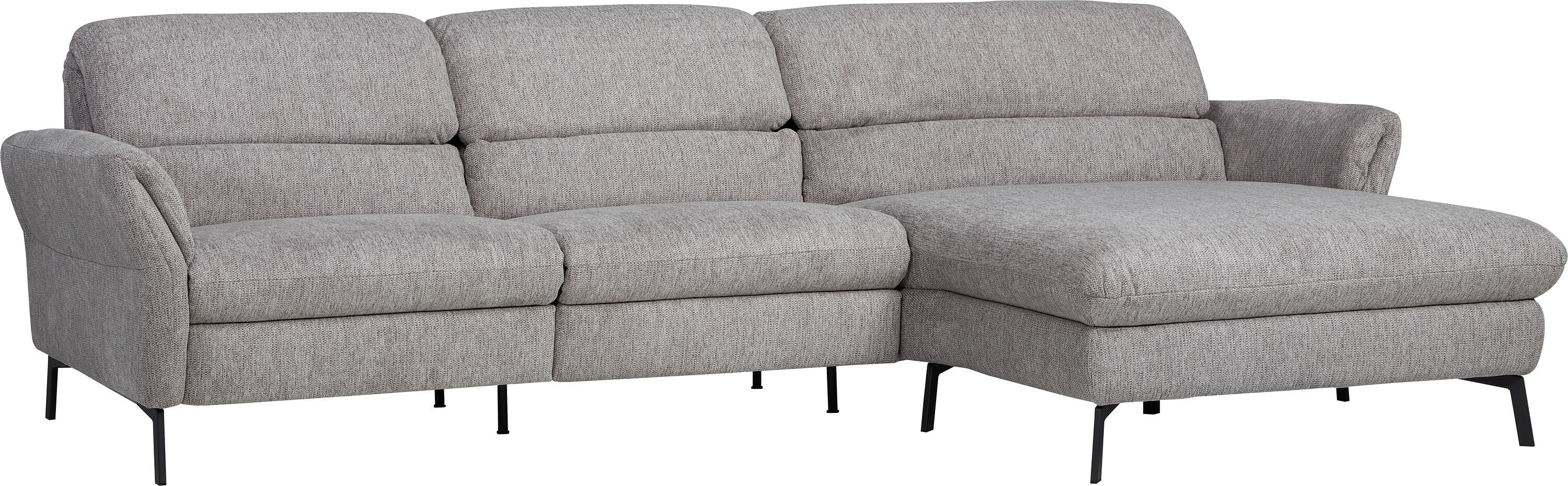 SEBO Ecksofa - Grau / B: 284.0 cm x T: 161.0 cm x H: 84.0 cm