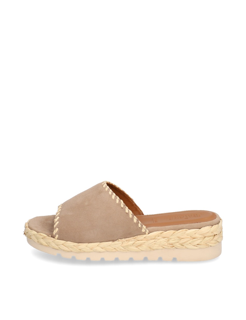 Nubukleder Pantoffel