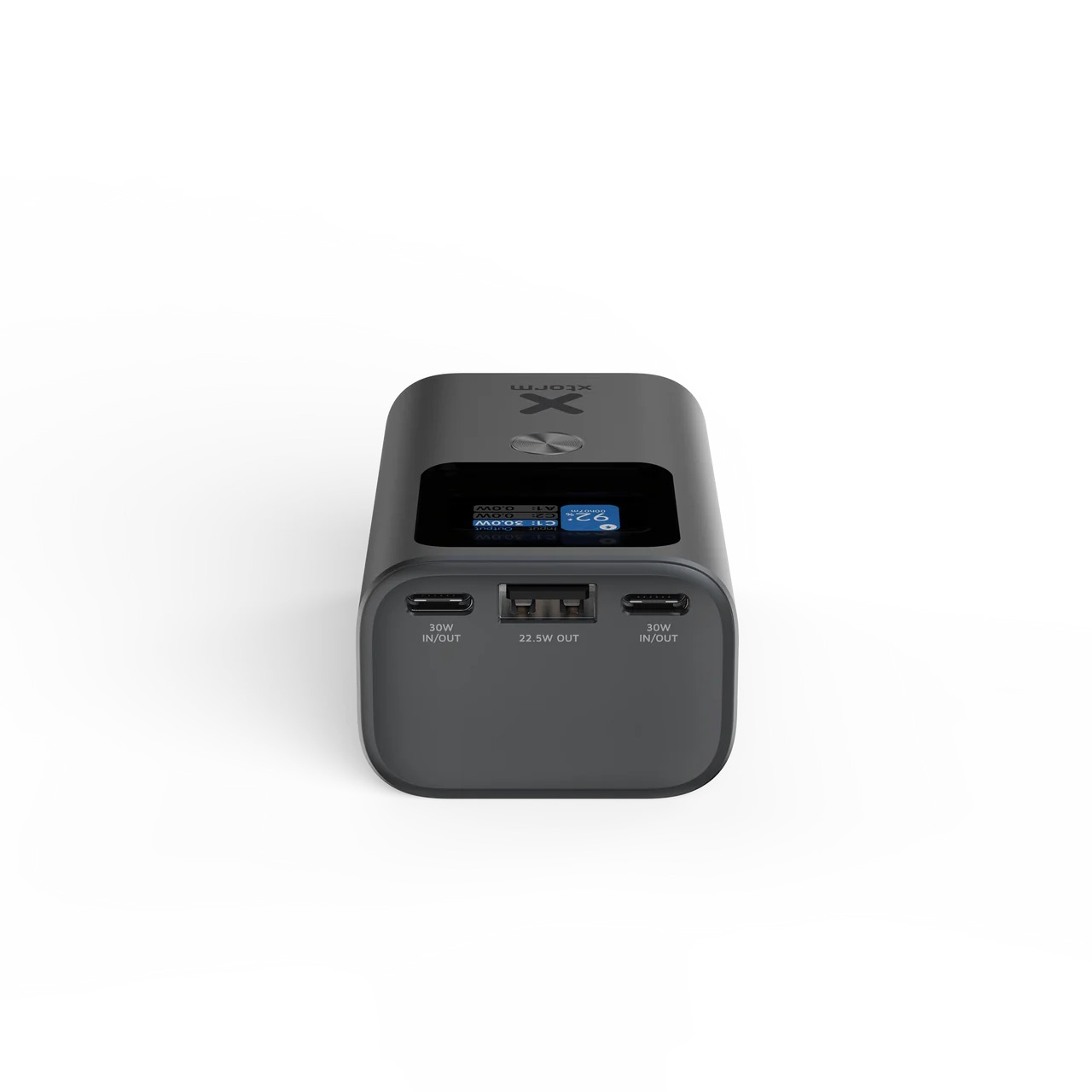 (30W) 10000mAh Nova Mini USB A / 2x USB C Powerbank Fast Charge Ladegerät (XNP100) - Grau