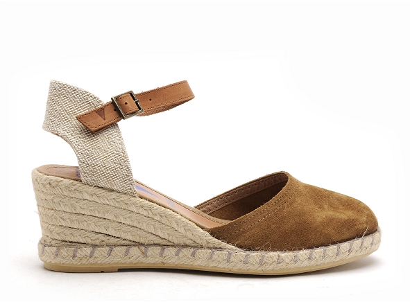 Verbenas nu pieds talons femme malena serraje marron