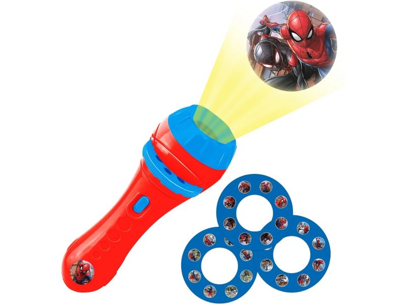 Lexibook Bildprojektor Spiderman Rot Projektor und Taschenlampe