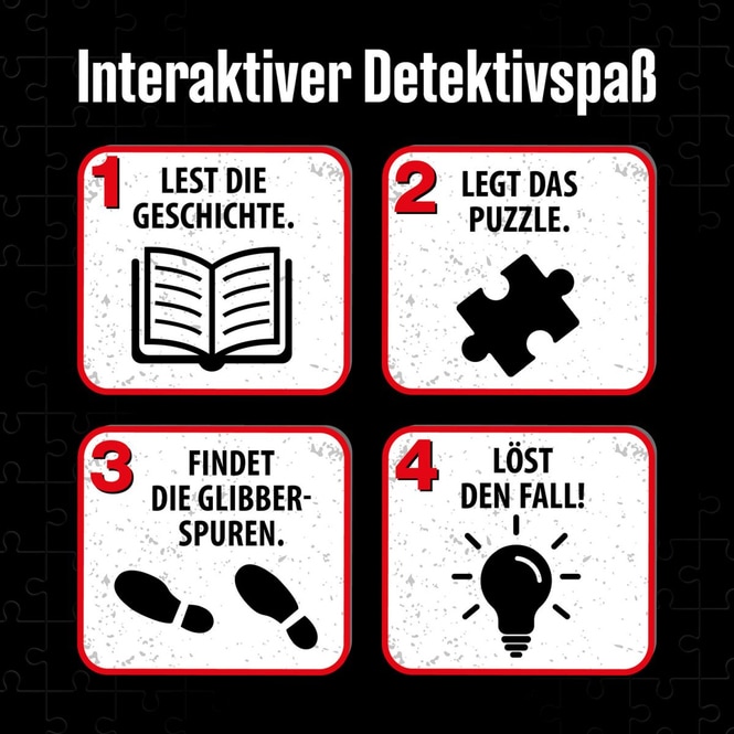 Die drei ??? Kids - Krimi Puzzle - Vorsicht, Glibber-Falle!