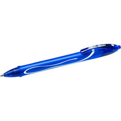 Bic Gelocity QuickDry - Pack de 12 rollers - 0,7 mm - bleu