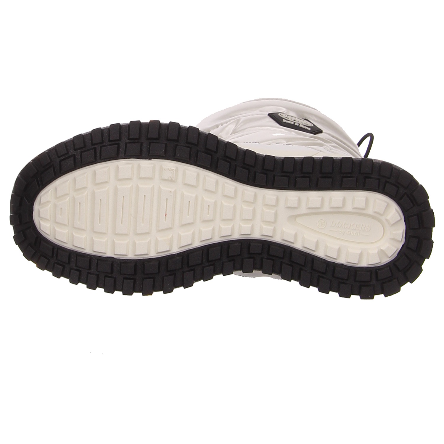 Dockers Winterboots offwhite weiss/weiss kombi