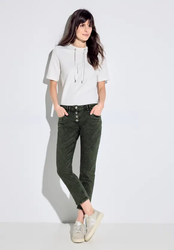 Casual Fit Color Hose - strong khaki