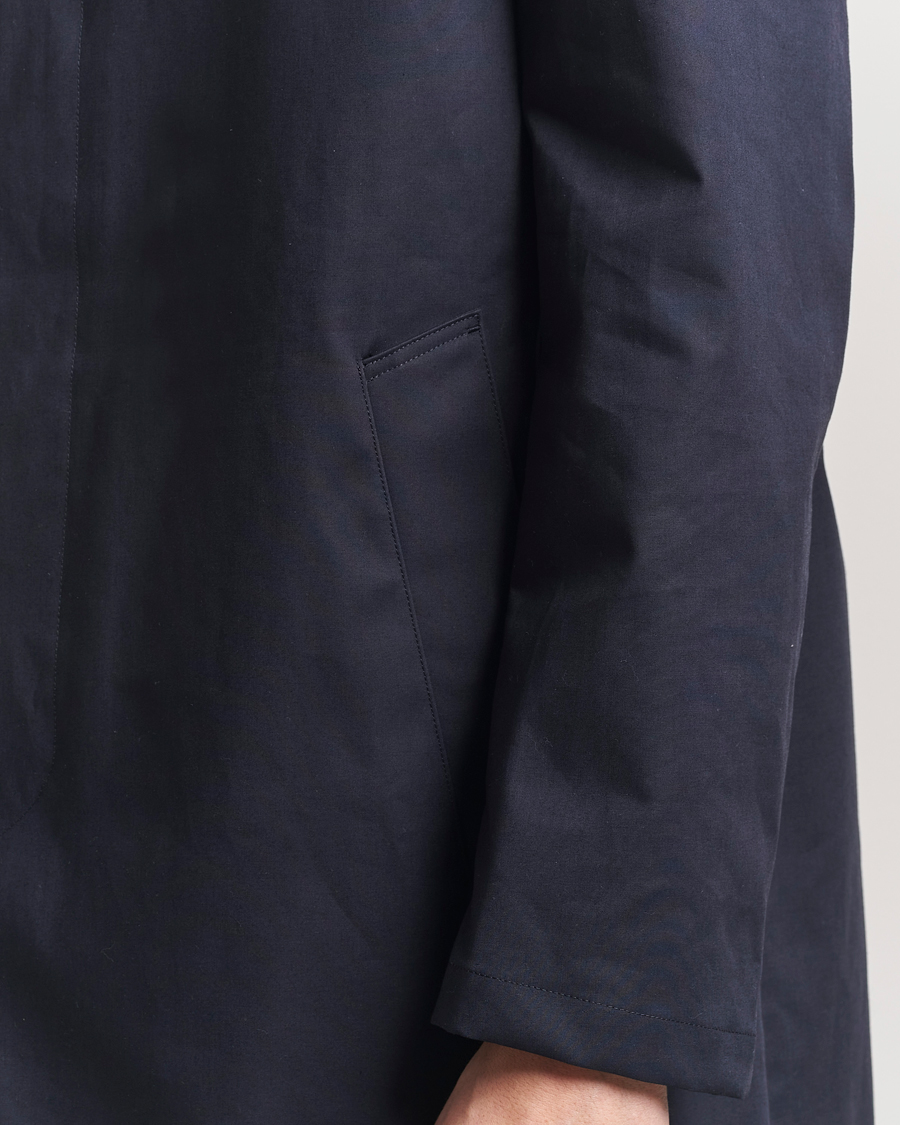 Mackintosh Donoon Car Coat Navy
