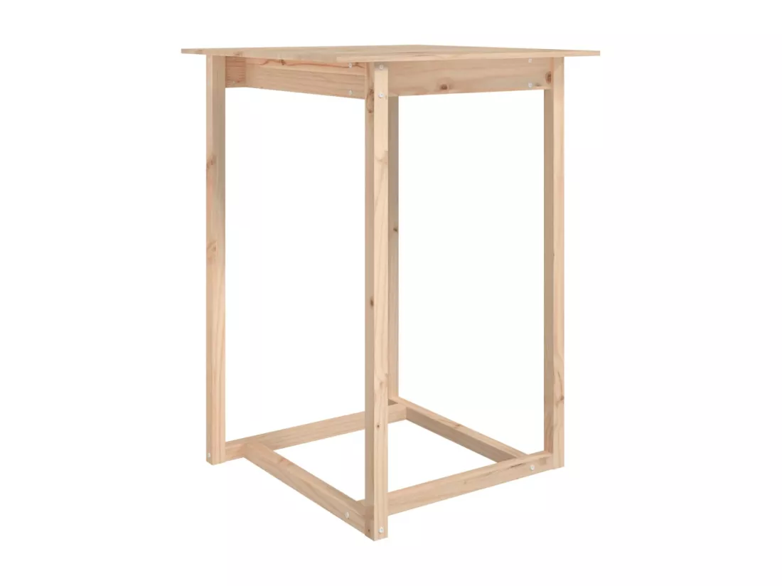Table de bar 80x80x110 cm Bois massif de pin