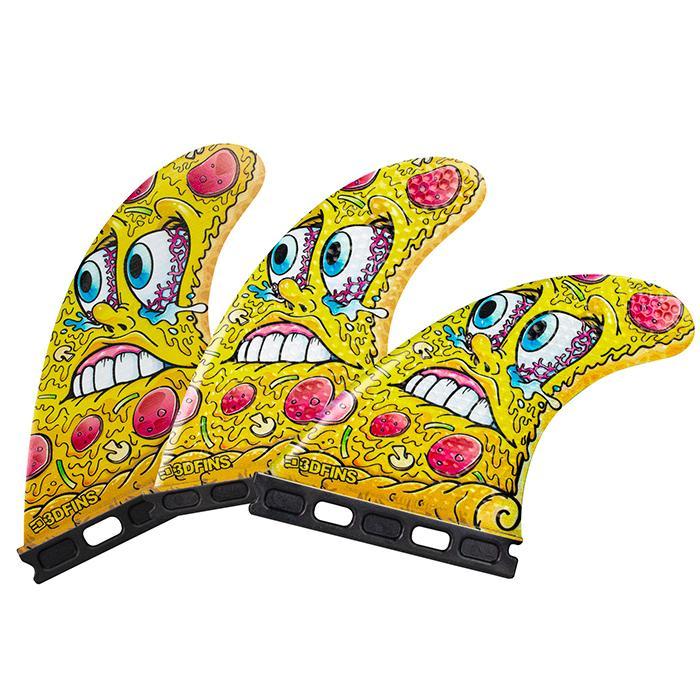 3DFINS Go Hard Pizza - Thruster Futures - Medium