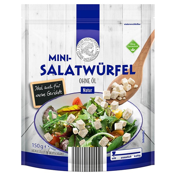 LYTTOS Snack-Würfel 160 g, Tomate-Basilikum