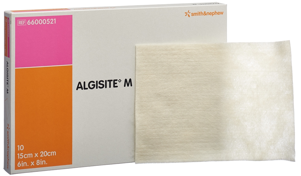 ALGISITE Alginat Kompressen<br>10 Stück, 15x20cm