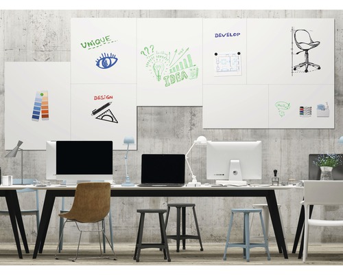 Whiteboard Board-up 75x50 cm