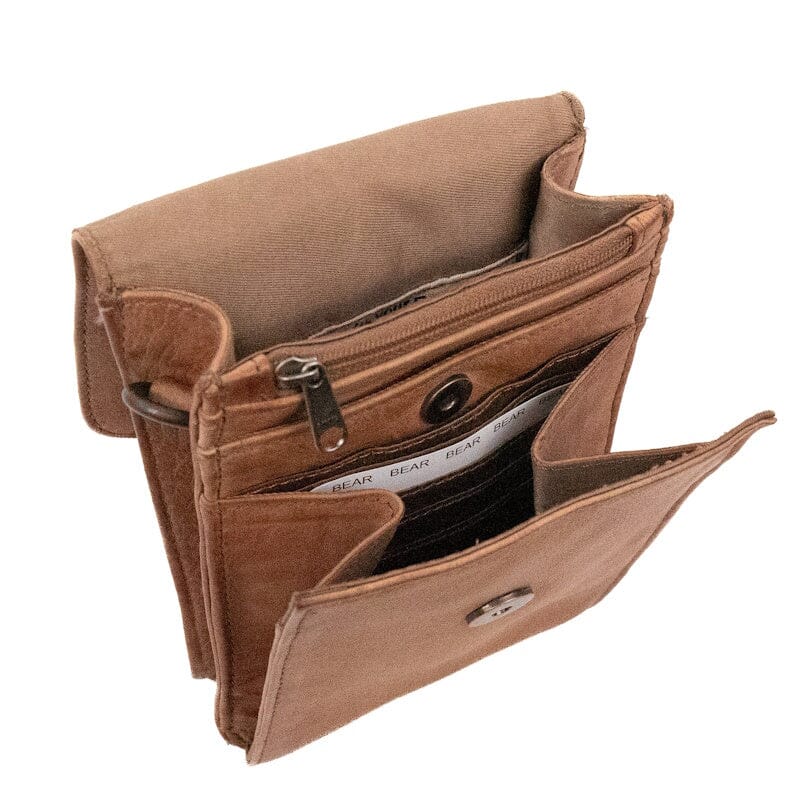 Bear Design Callisto Pelle Schoudertas - Telefoontas Robbie 2.0 Taupe
