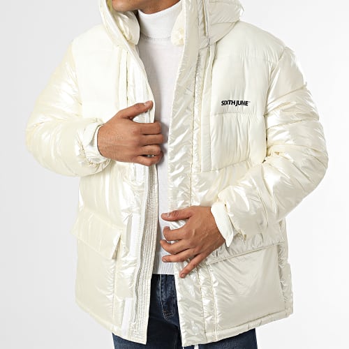 Doudoune Capuche M21672MOW Beige Clair