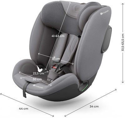 Kinderkraft I-FIX ENDURA SAFE Bilstol, Grey