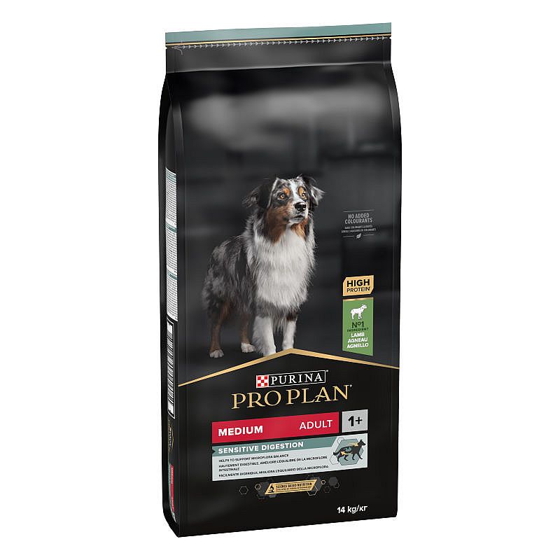 Purina Pro Plan Medium Adult Sensitive Digestion Hondenvoer Lam 14 kg | 12821