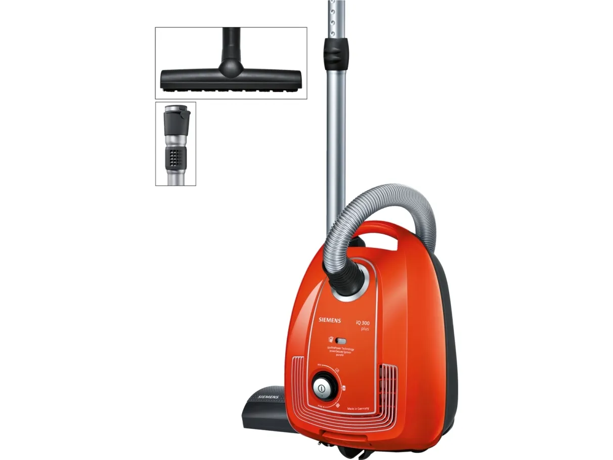 Siemens iQ300 Plus VSP3AAAA Limited Edition - Støvsuger - beholder - pose - ørkensol/sort