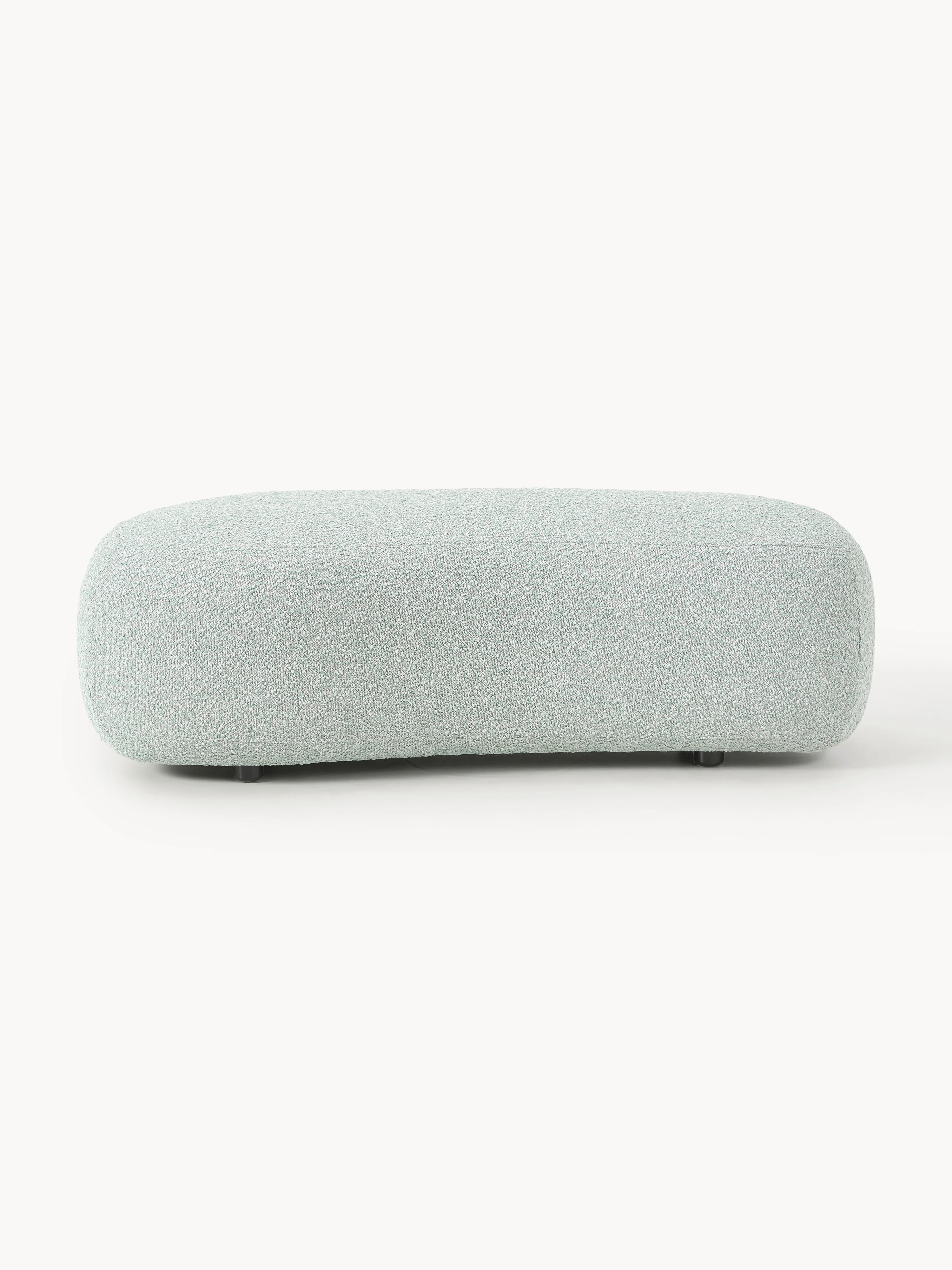 XL poef Alba van bouclé