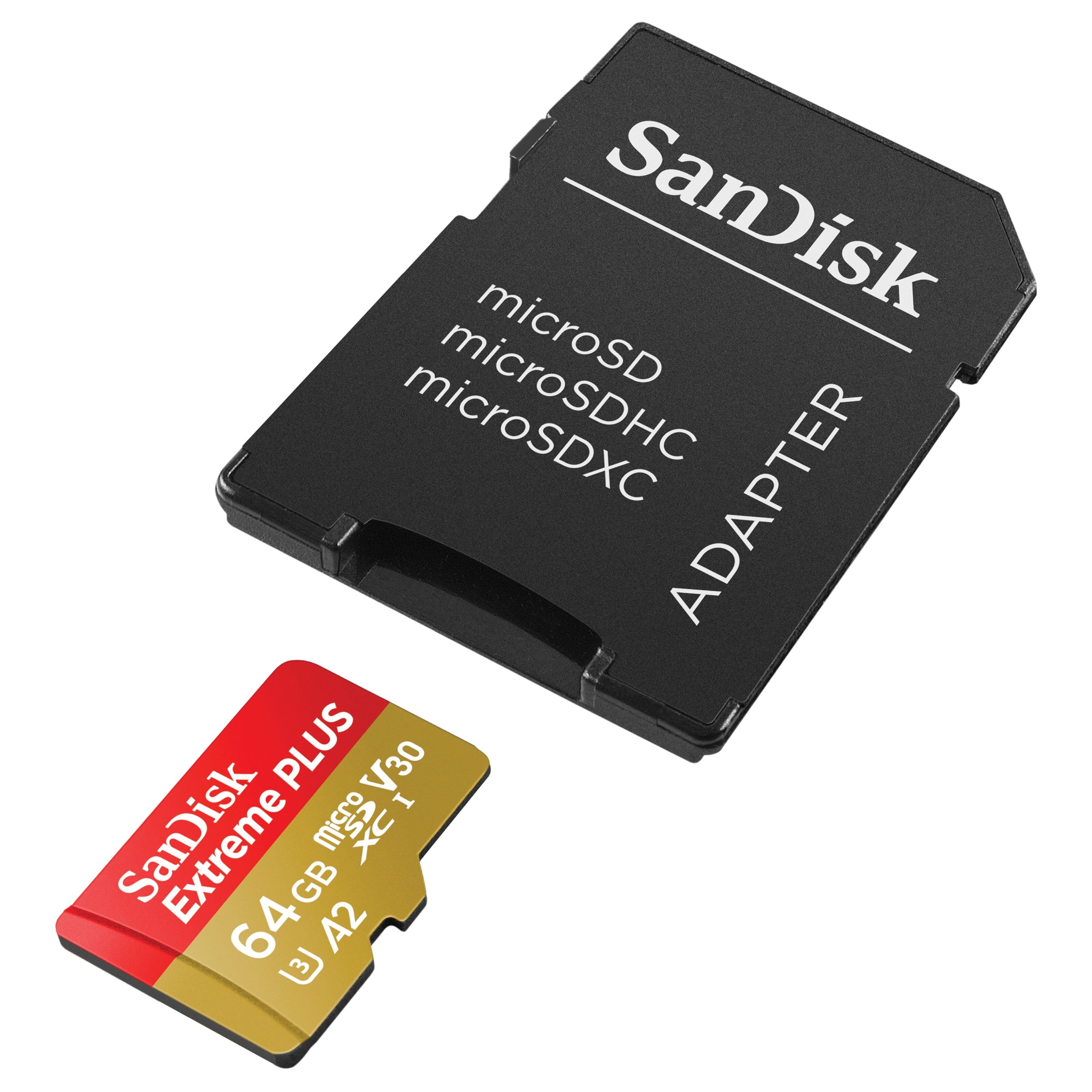 Sandisk Extreme Plus Micro-SD-kort 64 GB