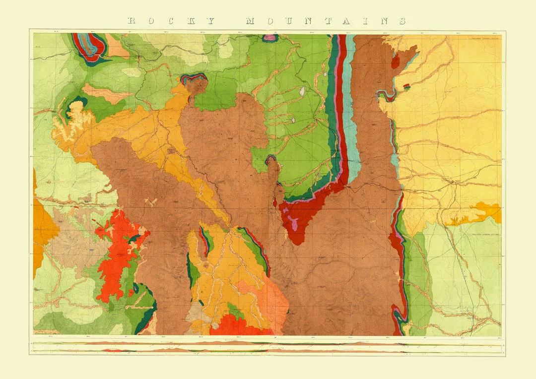 Rocky Mountains Geologisch