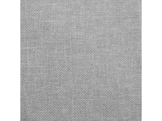 Fauteuil long avec coussin et accoudoir droit gris nuage tissu