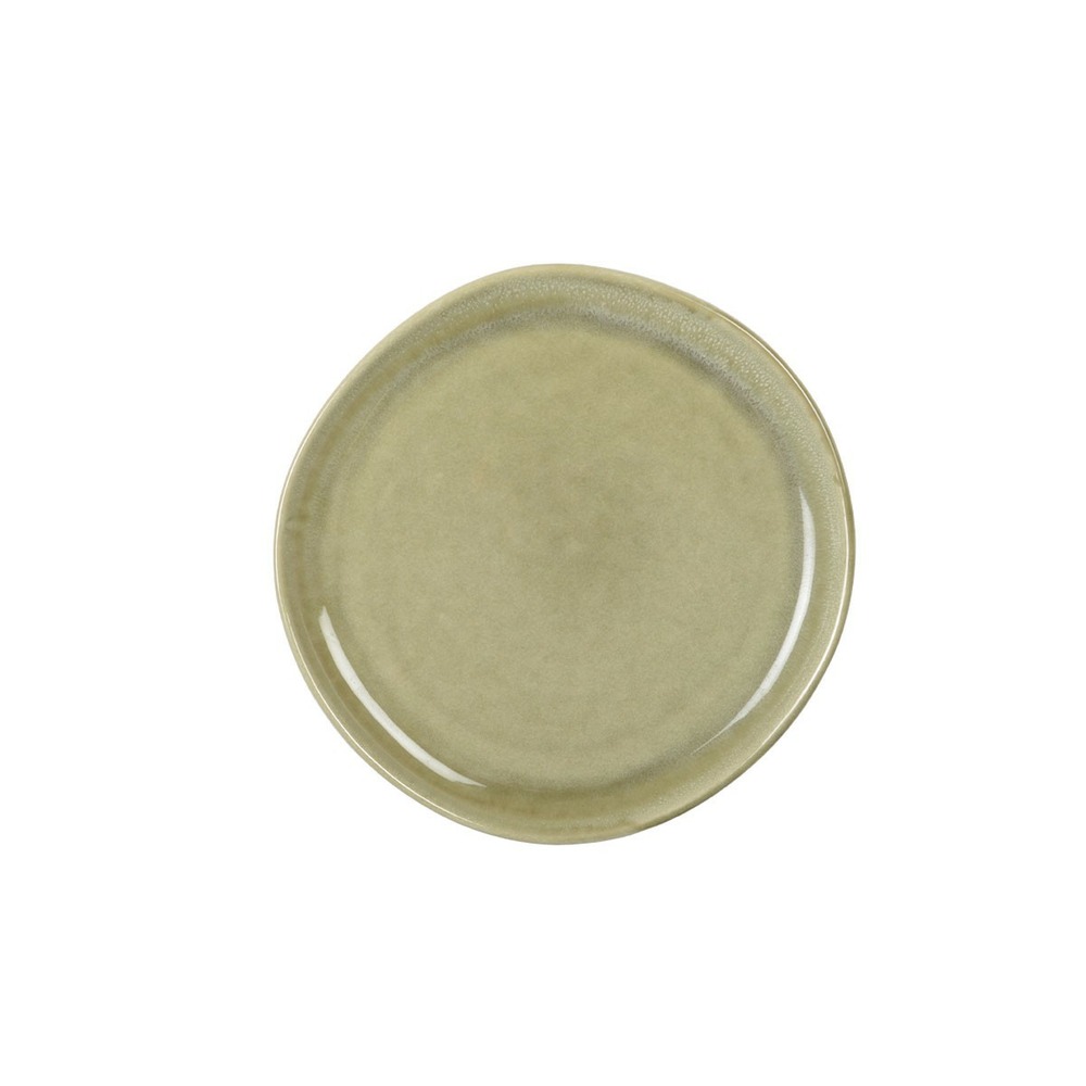 Assiette a dessert verte 20.6cm par boite de - 6