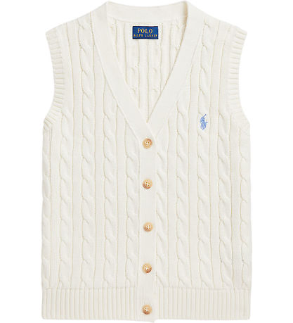 Polo Ralph Lauren Weste - Strick - Weiß