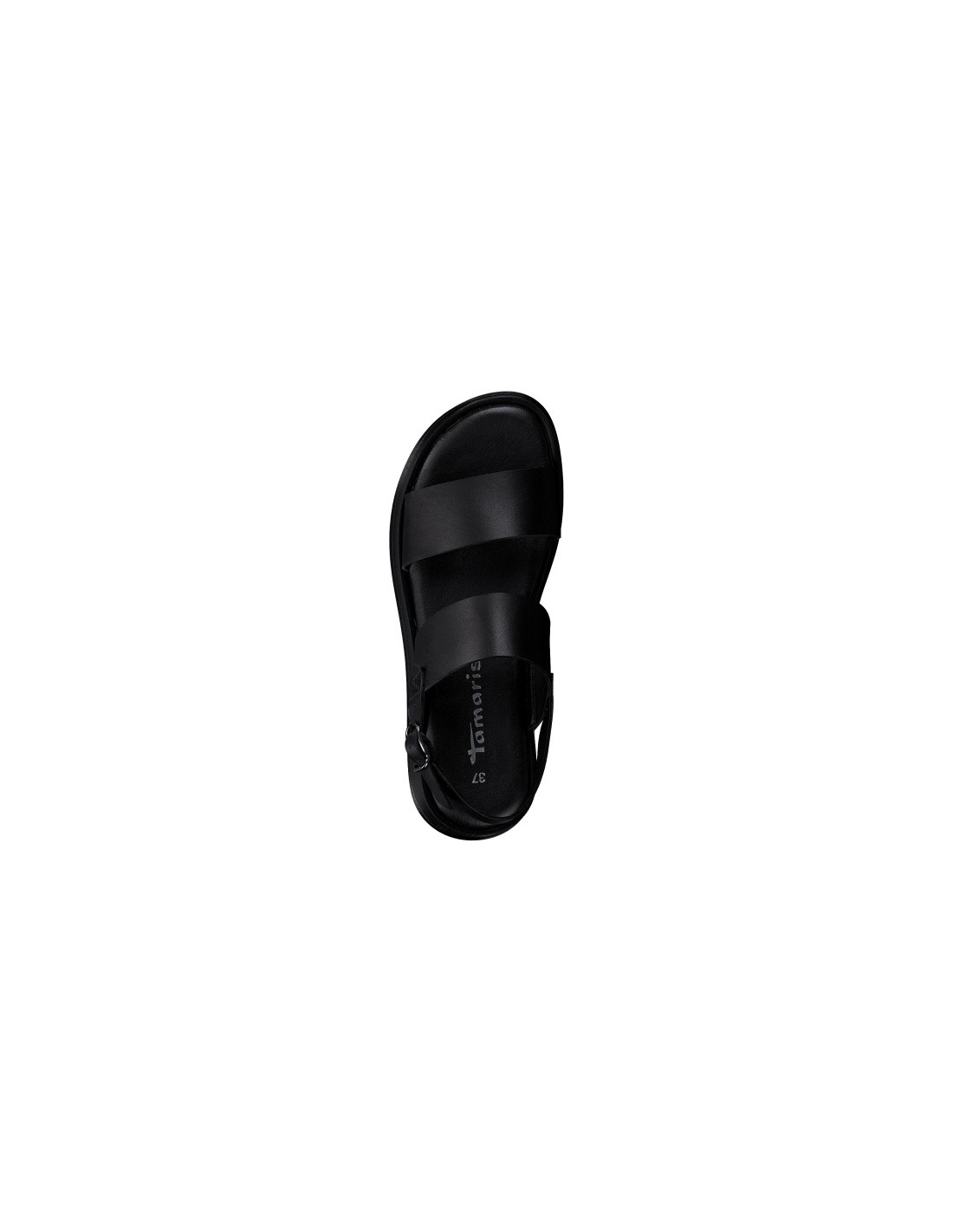 tamaris Sandales Compensées femme 28238-20 001 Cuir noir