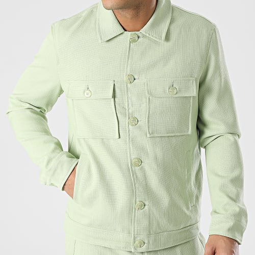 Ensemble Veste Et Pantalon Chino V Vert Clair