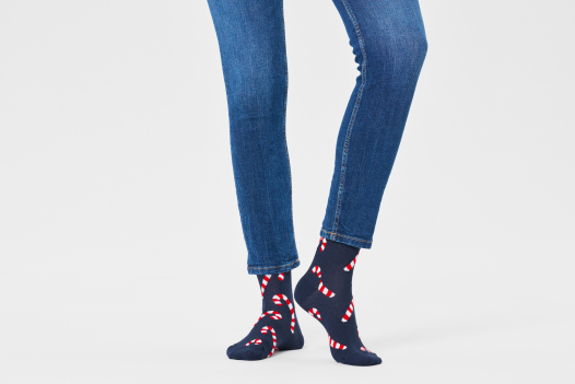 Happy Socks Candy Cane Sock Socken in Mehrfarbig