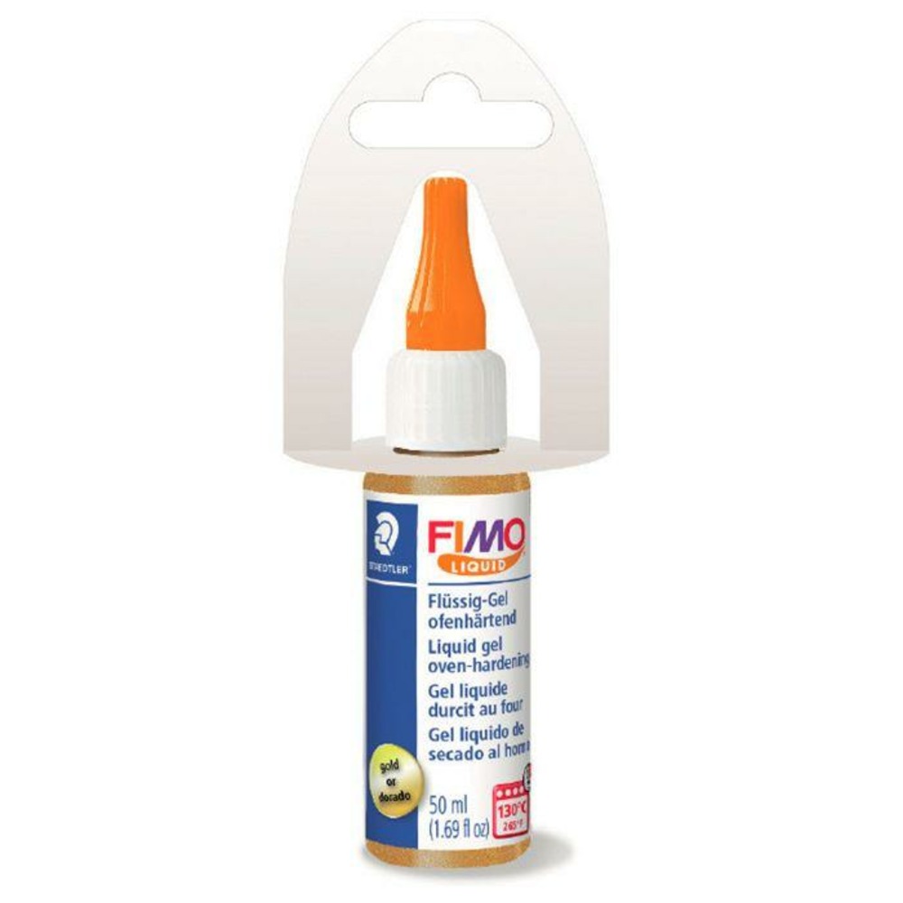 Gel pâte polymère liquide 50 ml doré