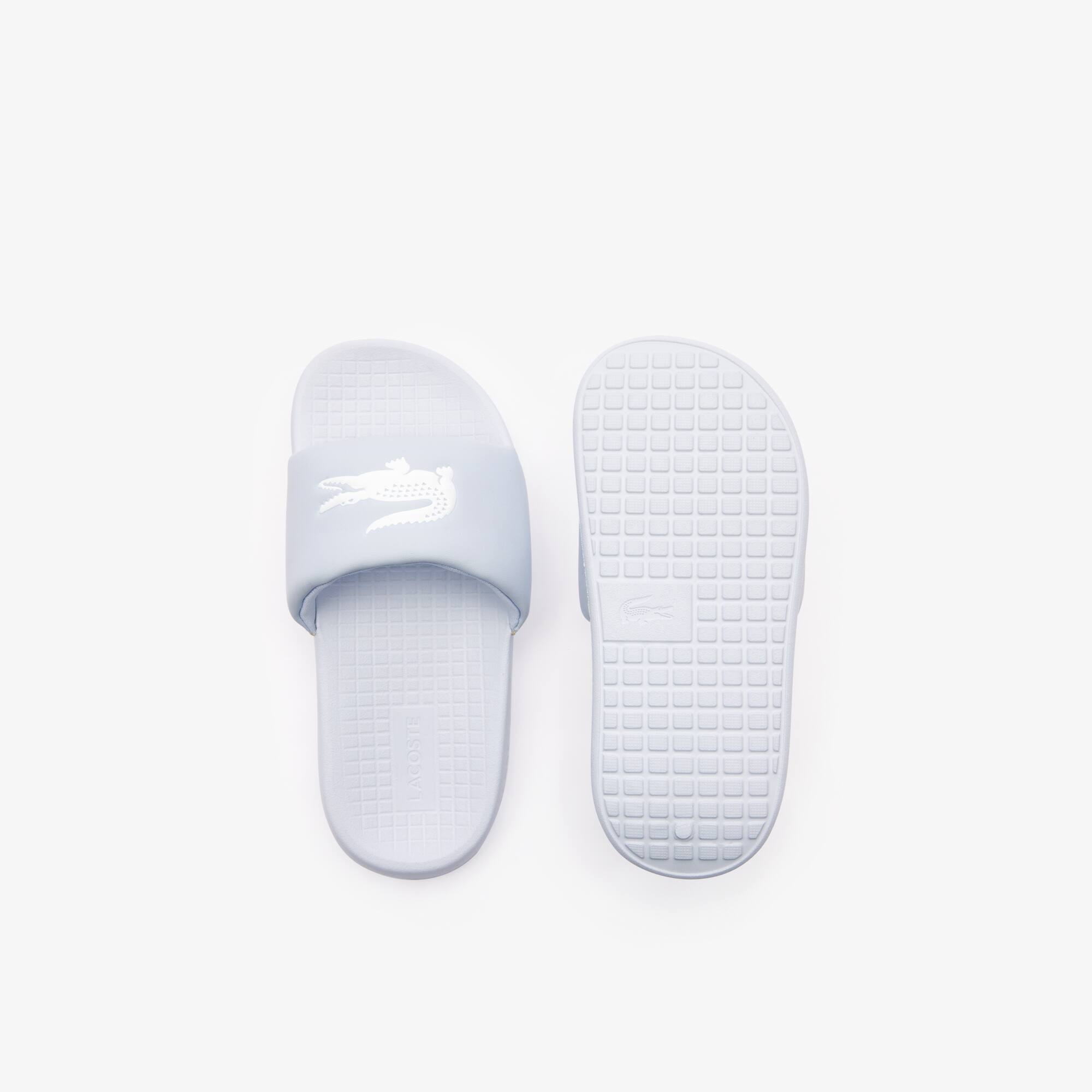 Claquettes Serve Slide 1. enfant Chaussures - Bleu - Lacoste - Enfant