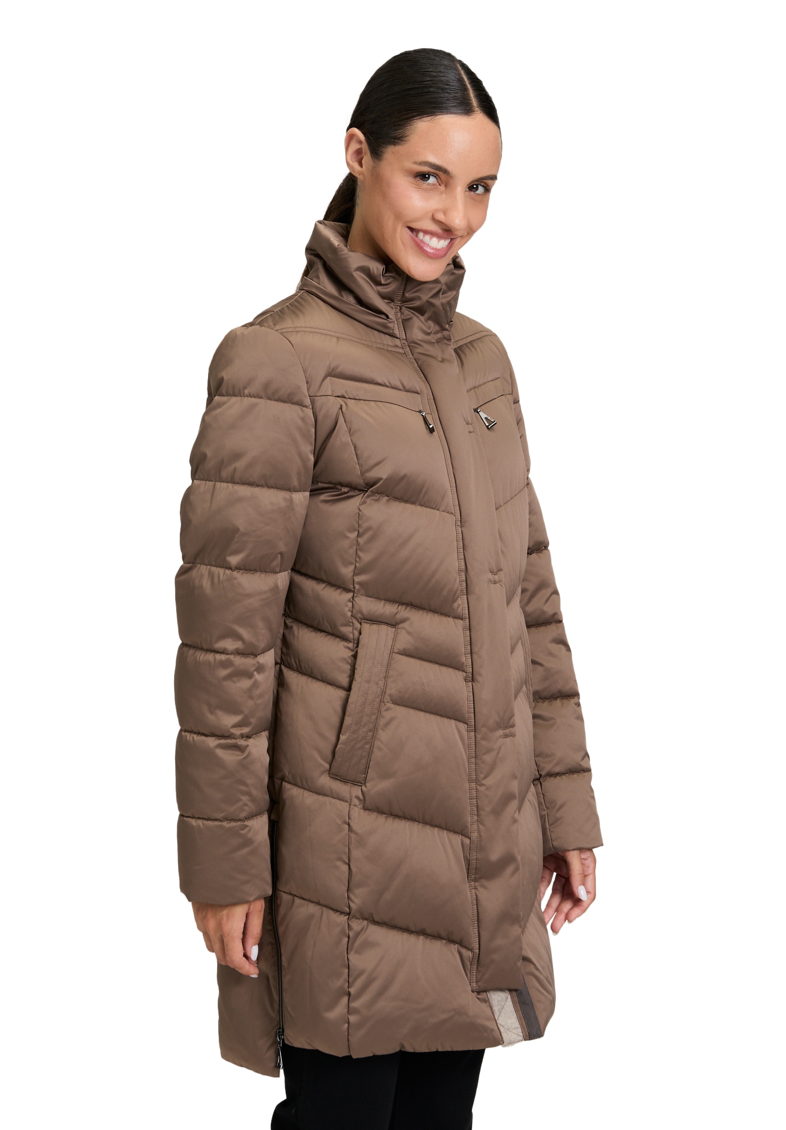 Gil Bret Steppjacke mit Kapuze mit Kapuze und seitlichem Reissverschluss