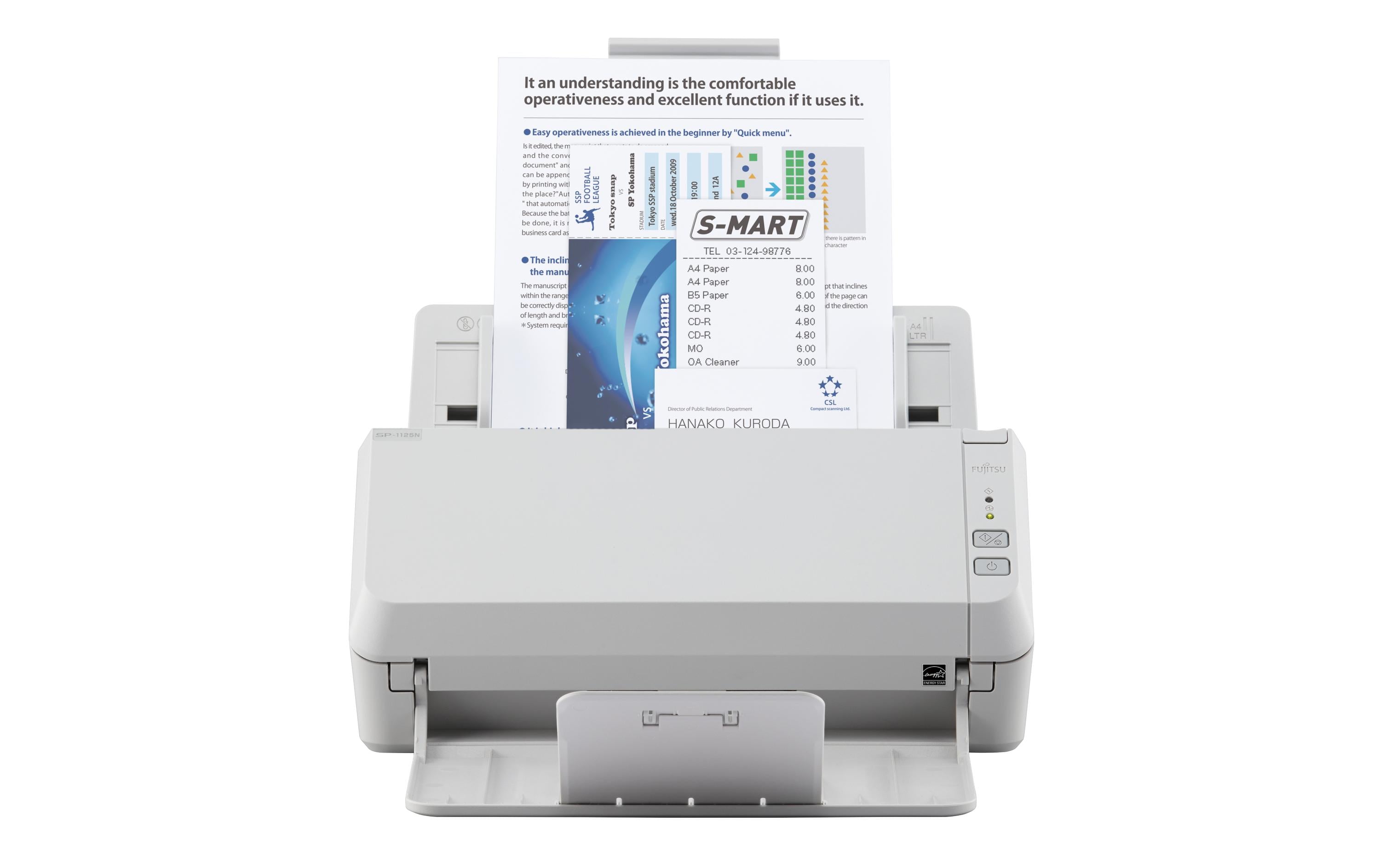 Dokumentenscanner SP-1125N<br>Netzwerkfähiger, budgetfreundlicher Dokumentenscanner