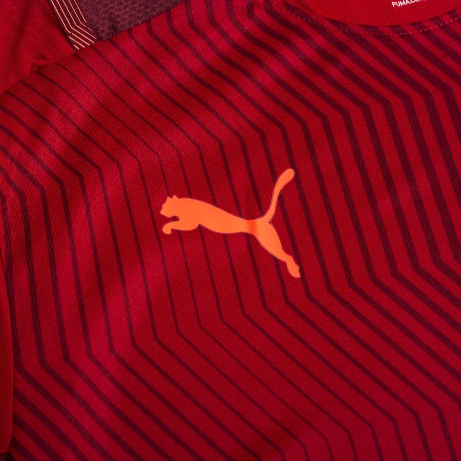 PUMA Maillot teamCUP - Rouge/Bordeau/Rouge