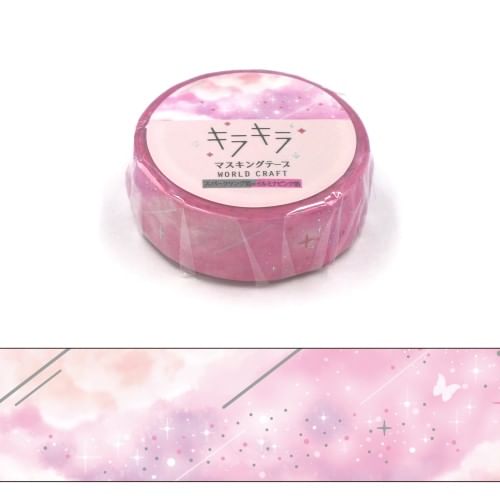 MDS - World Craft Kira Kira Masking Tape Dromerig (15mm×5m)
