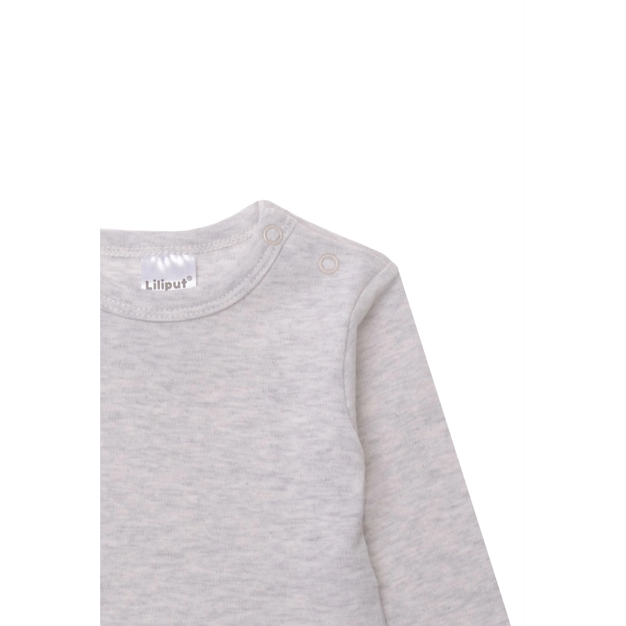 Liliput Langarmshirts im 2er Set grau-melange weiss