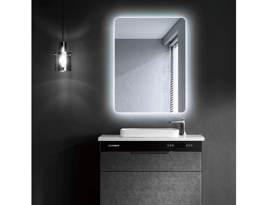 CRISTALED - Miroir de salle de bains lumineux éclairage intégré led rétr...