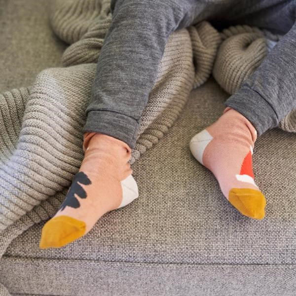 Silas Cotton Socks 3 Pack Holiday Tuscany Rose Multi Mix